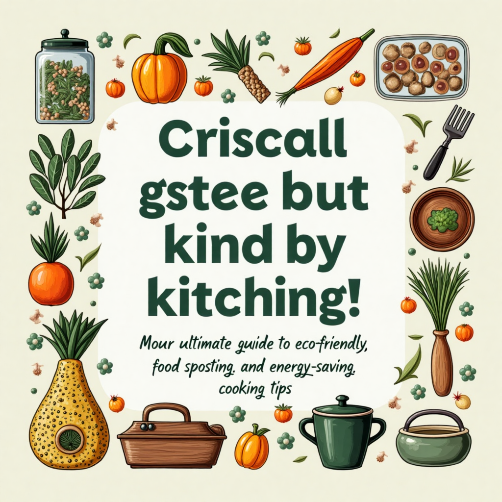 Transform Your Kitchen: The Ultimate Guide to Eco-Friendly Food Storage, Composting, and Energy-Saving Cooking